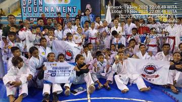 KKI NTT Juara Umum Karate Championship Anita Gah