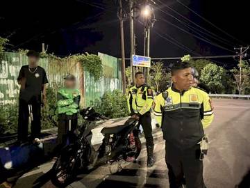 Operasi Balap Liar Motor Matic Diamankan Polisi