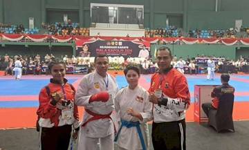 Kontingen Karate Polda NTT Ukir Prestasi Kejuaraan Nasional