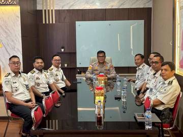 Kapolresta Terima Kunjungan Silaturahmi Jajaran Imigrasi TPI Kupang