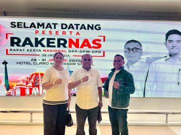 Pengurus PSI Rote Hadiri Rakernas PSI Makassar 2026