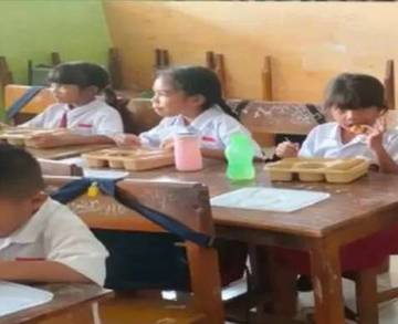 Cuaca Buruk Hambat MBG di SDI Tuabolok Rote