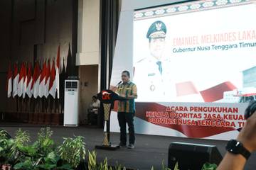 Gubernur Melkiades Minta OJK NTT Perkuat Pengawasan Keuangan 