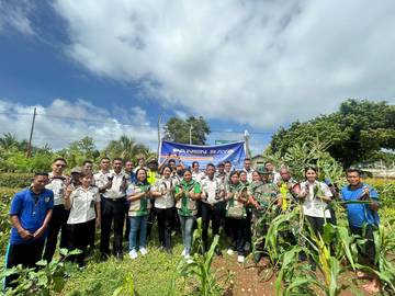 Panen Raya Hasil Terong dan Jagung Lapas Baa