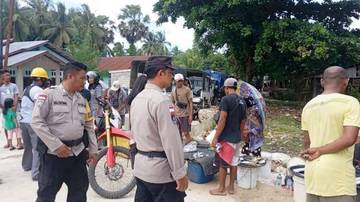 K2YD Polsek Rote Barat Laut Amankan Pasar Busalangga