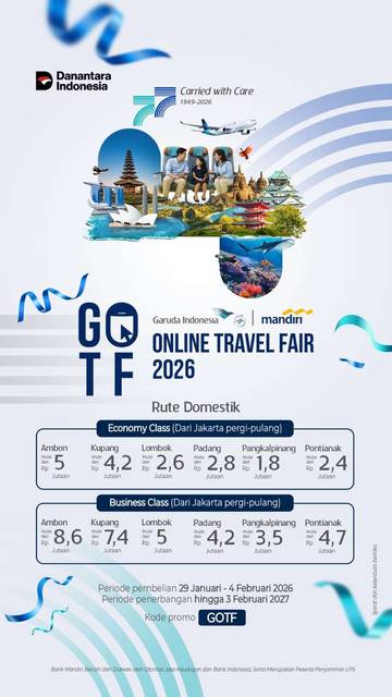 GOTF 2026, Tawarkan Diskon Tiket Hingga 65%
