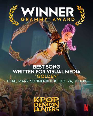 Golden Raih Grammy, Catat Sejarah K-Pop Pertama Menang