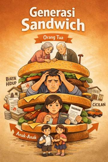Generasi Sandwich: Terjepit Kini Dinamai Sejak 1981