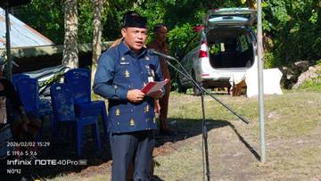Asisten III Bupati Pimpin Pemakaman ASN Purna Tugas