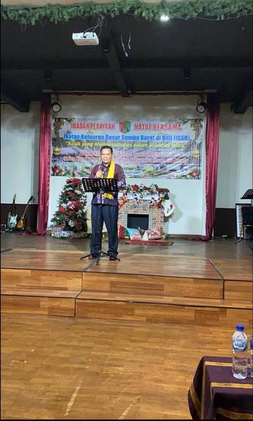 Sekda Sumba Barat Hadiri Natal IKSB di Bali