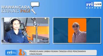 DLHK Kupang Dorong Pengelolaan Limbah Rumah Tangga