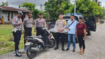 Temukan Motor di Semak, Warga Lapor Polisi