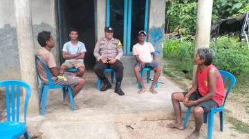 Bhabinkamtibmas Rote Barat Daya Sambang Warga