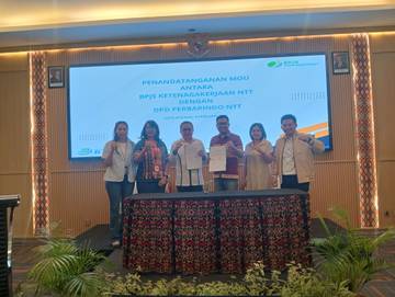 BJPS Ketenagakerjaan dan Perbarindo NTT Perkuat Perlindungan Sosial
