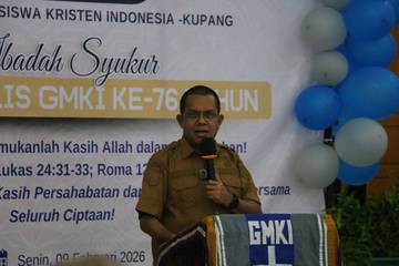 Gubernur Melki: GMKI Harus Menjadi Lentera Perubahan NTT 