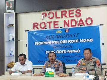 Propam Polres Rote Ndao Libatkan Pers dalam Pengawasan