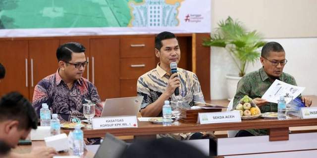 Bersama KPK, Targetkan 95 Persen MCSP Aceh 2025