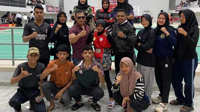 18 Atlet Muaythai Aceh Utara Tembus Semifinal Pra-PORA