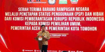 Aceh Terima Aset Tanah dan Bangunan Hasil Rampasan KPK