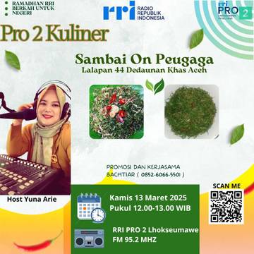Sambai On Peugaga: Kuliner Khas Ramadan dari Aceh