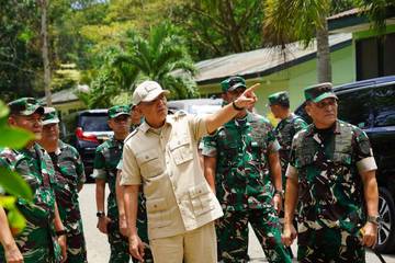 Menteri Pertahanan Tinjau Fasilitas Pendidikan Prajurit di Rindam Iskandar Muda