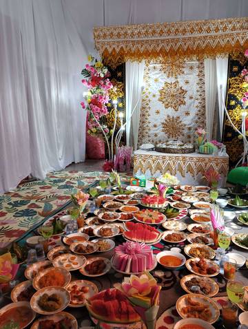 Keindahan Hidangan Pengantin Aceh Simbol Kemewahan dan Tradisi