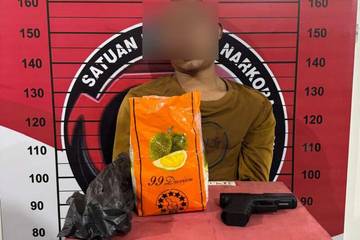 Sat Resnarkoba Polres Aceh Utara Amankan Pelaku dan 992 Gram Sabu