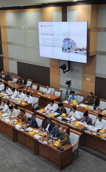 Persiapan Haji, Kakanwil Kemenag Aceh RDP dengan Komisi VIII DPR