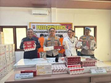 Polres Aceh Utara Ungkap Peredaran Rokok Ilegal, 3 Tersangka Diamankan