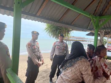 Sat Pamobvit Polres Lhokseumawe Patroli Wisata