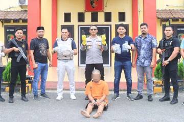 Seorang Pemuda Ditangkap Polisi, Dua Pucuk Senpi Diamankan