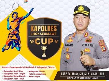 Turnamen Badminton Meriahkan Hari Bhayangkara