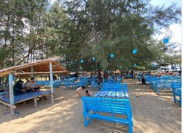 Destinasi Pantai Pelangi Kian Diminati Wisatawan