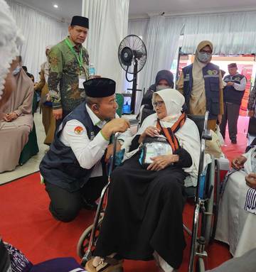 Kloter 4 Jemaah Haji Aceh Tiba di Tanah Air