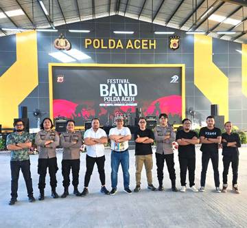 Band Polres Lhokseumawe Raih Juara Tiga Festival Bhayangkara 