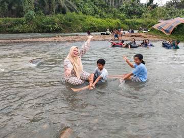Kruengtuan Tetap Ramai di Akhir Liburan Sekolah