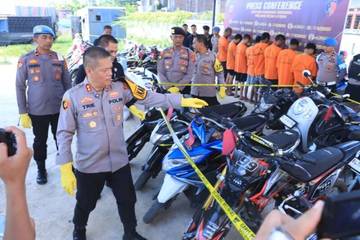 Polisi Tangkap Tiga Pelaku Curanmor Serta 32 Unit Sepmor