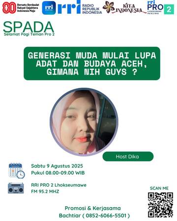 Peran Anak Muda Dalam Melestarikan Budaya Aceh