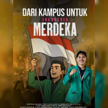Muhammad Furqan Juara 3 Design Poster Kemerdekaan