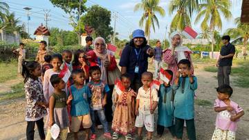 Keceriaan HUT RI Bersama Pengungsi Rohingya di Lhokseumawe