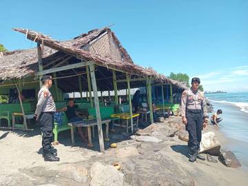 Polisi Gencarkan Patroli Wisata Ujung Blang Lhokseumawe