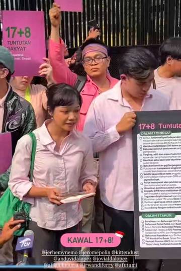 Pasca Aksi, Hadir Tuntutan Rakyat 17+8 