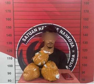 Polisi Amankan 2,7 Kg Ganja dari Seorang Pria di Lhoksukon