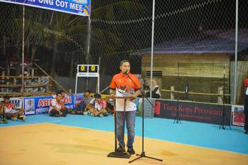 Puluhan Tim Ikuti Turnamen Voli Kapolres Cup 2025