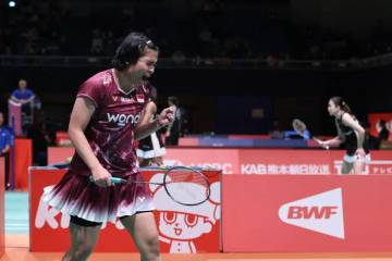 Gregoria Mariska Bangkit, Lolos 16 Besar Kumamoto Master