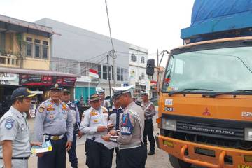 Satlantas Aceh Utara Bersama Dishub Gelar Ramp Check 