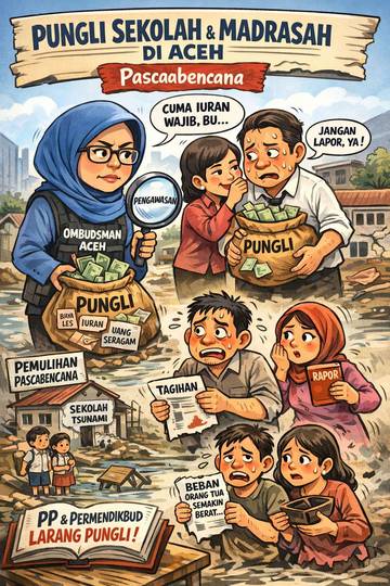 Ombudsman Aceh Ingatkan Larangan Pungutan Sekolah Apapun Bentuknya
