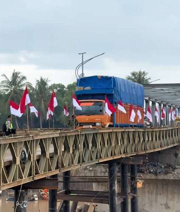 Pembangunan Jembatan Permanen Krueng Tingkeum Bireuen Dimulai
