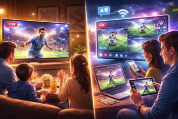 Streaming vs TV Tradisional di Era Pertandingan Live