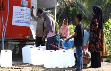 Medco Foundation Hadirkan Air Bersih untuk Pengungsi Aceh